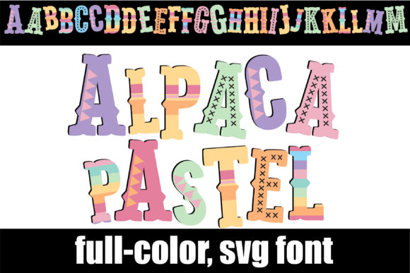 Alpaca Pastel: A Soft, Playful Color Font for Handmade Brands