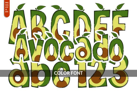 Avocado: A Playful Font That Stitches With Personality