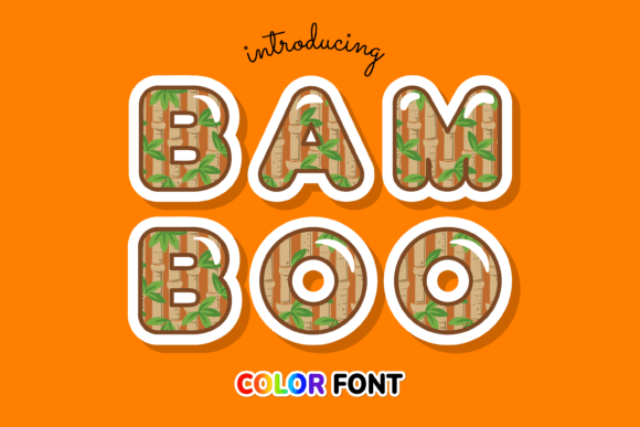 Bamboo: A Vibrant Color Fonts Choice for Modern Brands