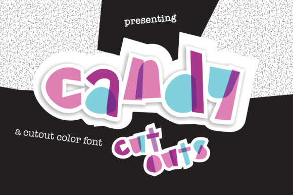 Candy Cutouts: Color Fonts That Pop for Handmade Brands