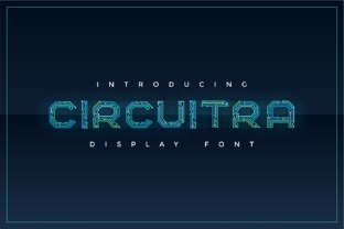 Circuitra: A Bold Color Fonts Display Font