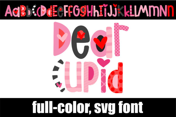 Dear Cupid: A Whimsical Color Font for Creative Brands