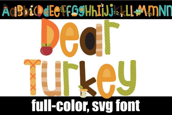 Dear Turkey: A Thanksgiving Font That Stitches With Personality