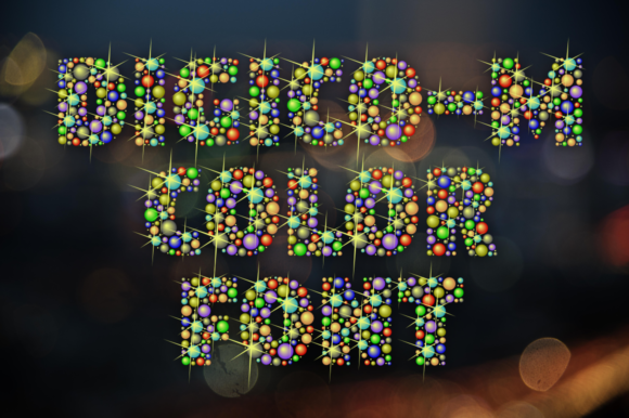 Digico - M: A Friendly, Lively Color Font for Embroidery Projects
