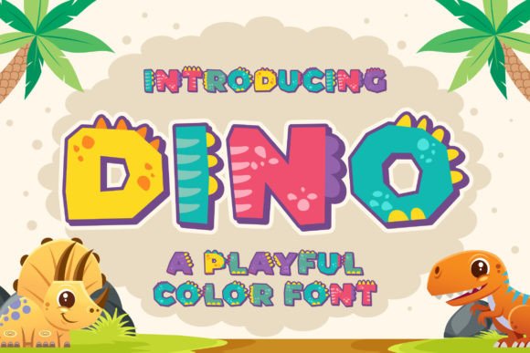 Dino: A Playful, Stitch-Ready SVG Font for Real Embroidery Projects