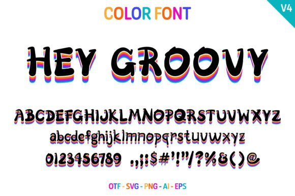 Hey Groovy: A Color Fonts Gem for Playful Editorial Design