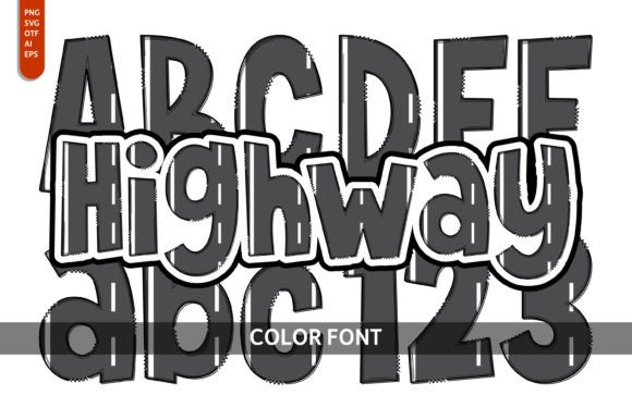 Highway: Playful Color Fonts for Creative Brands