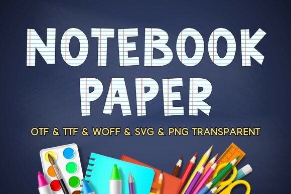 Notebookpaper: A Color Fonts Gem for Playful Local Branding