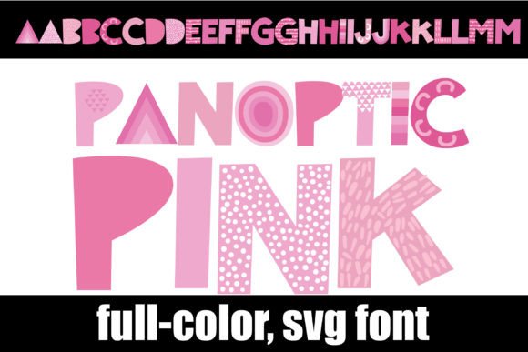 Panoptic Pink: A Scandinavian Font That Stitches With Intention