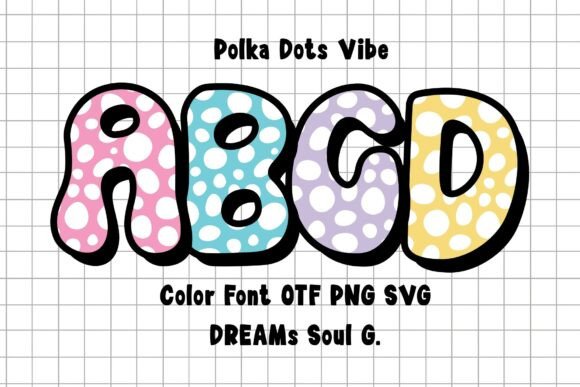 Polkadotsvibeviolet: A Color Fonts Powerhouse