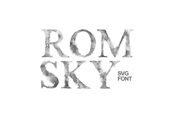 Romsky Watercolor: A Handmade-Friendly Color Font for Crafters