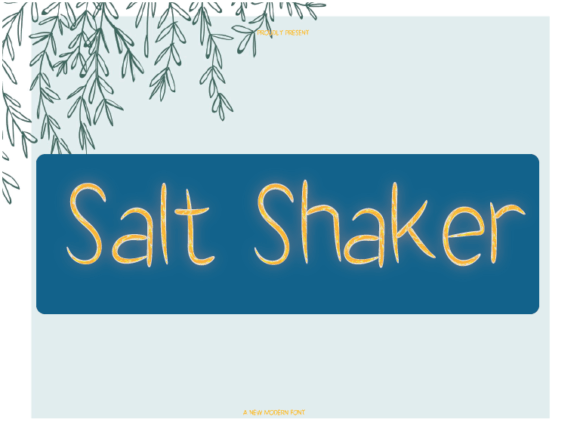 Salt Shaker: A Color Fonts Gem for Friendly, Local Branding