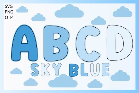 Sky Blue: A Color Font for Playful, Polished Publishing