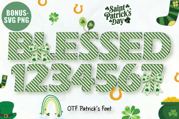 St. Patrick’s Day Blessed Color Fonts