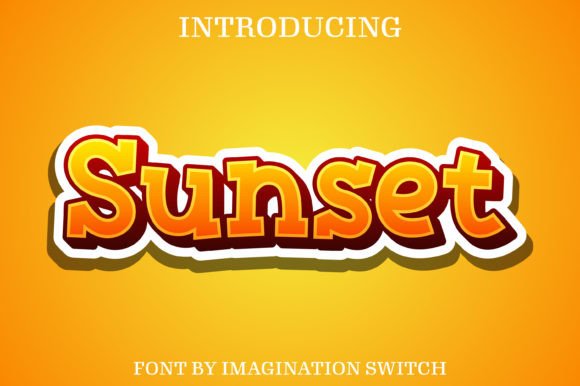 Sunset: A Vibrant Color Fonts Choice for Modern Blog Design